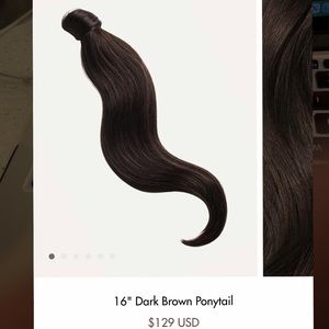 Luxy hair 16 inch pony tail extension